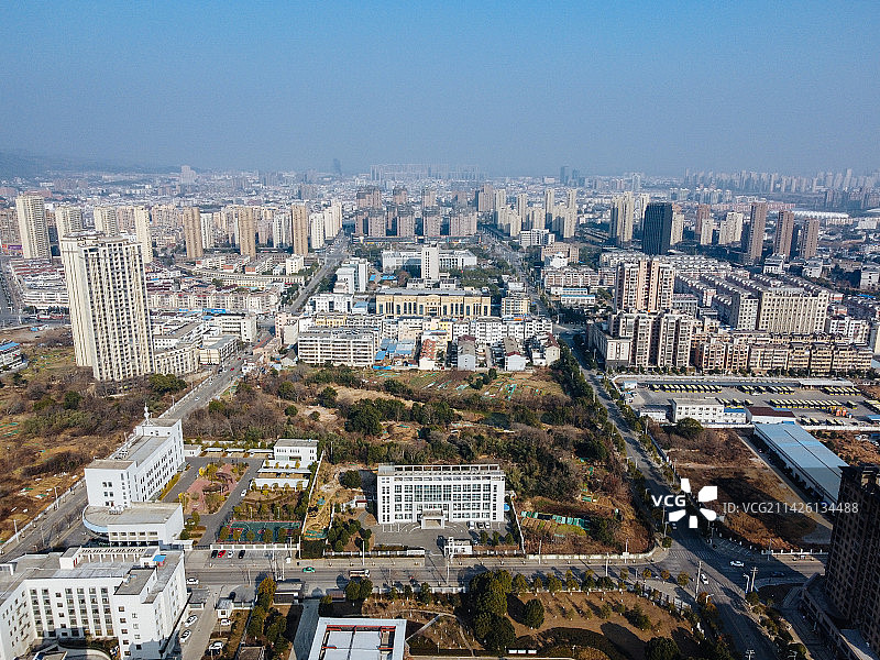 桐城市 文津路 文宗路 西郊公园 世纪名园 文昌小学 熙景铭城图片素材