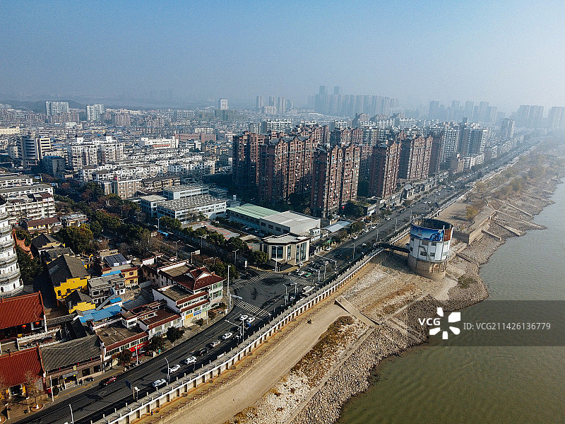 安庆市 迎江寺 人民路步行街 迎江广场公园 迎江区 人民路 沿江路 长江  阳光花园图片素材