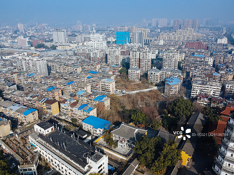 安庆市 迎江寺 人民路步行街 迎江广场公园 迎江区 人民路 沿江路 长江  阳光花园图片素材