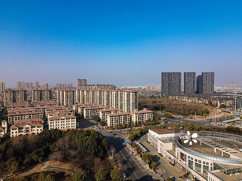 铜陵 铜文化园 天井湖 湖东路，吾悦天地 北斗星城 翠湖一路 喜庆广场 金融大厦图片素材