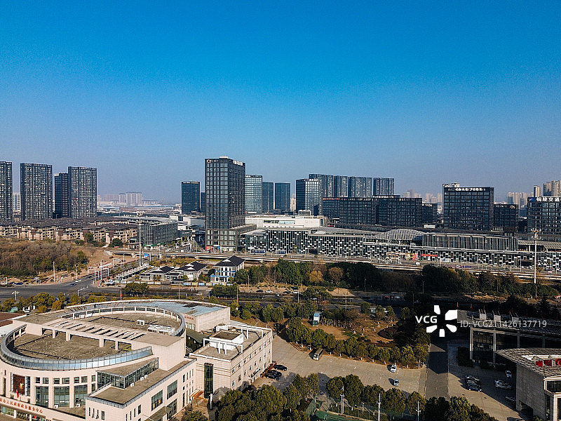 铜陵 铜文化园 天井湖 湖东路，吾悦天地 北斗星城 翠湖一路 喜庆广场 金融大厦图片素材