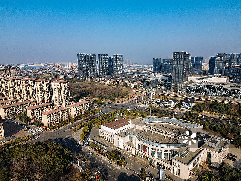 铜陵 铜文化园 天井湖 湖东路，吾悦天地 北斗星城 翠湖一路 喜庆广场 金融大厦图片素材
