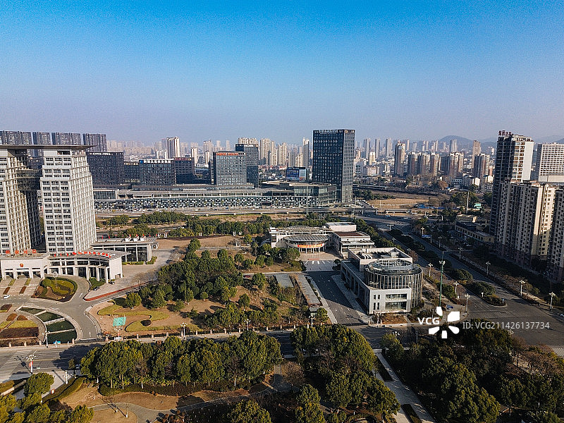 铜陵 铜文化园 天井湖 湖东路，吾悦天地 北斗星城 翠湖一路 喜庆广场 金融大厦图片素材