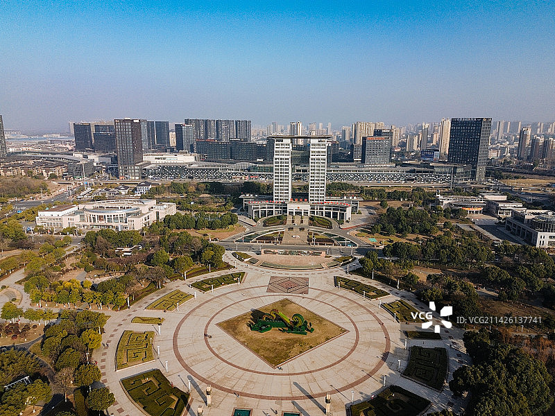 铜陵 铜文化园 天井湖 湖东路，吾悦天地 北斗星城 翠湖一路 喜庆广场 金融大厦图片素材