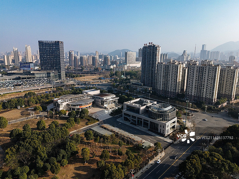 铜陵 铜文化园 天井湖 湖东路，吾悦天地 北斗星城 翠湖一路 喜庆广场 金融大厦图片素材