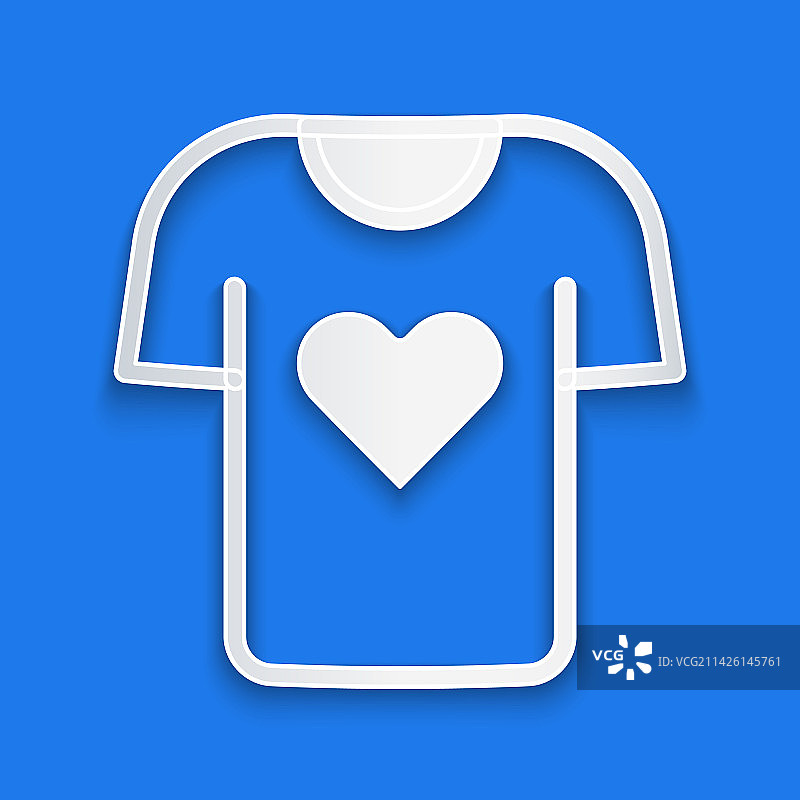 剪纸衣物捐赠图标图片素材