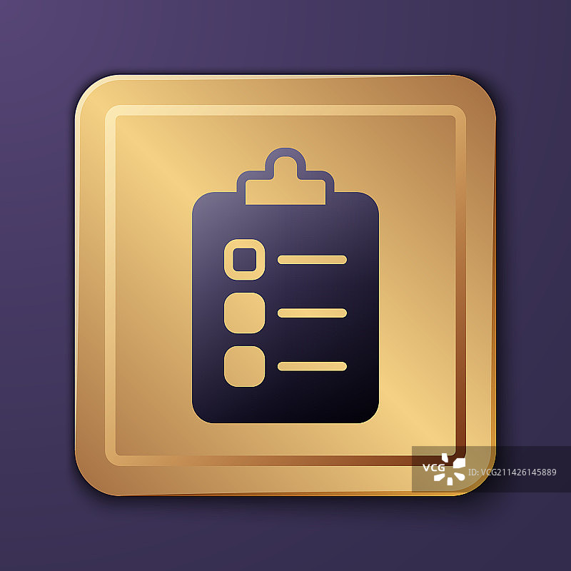 紫色待办事项列表或计划图标图片素材