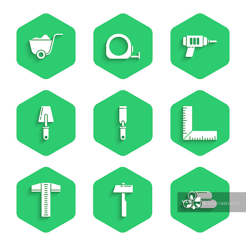 金属锉刀锤子工业元素图片素材