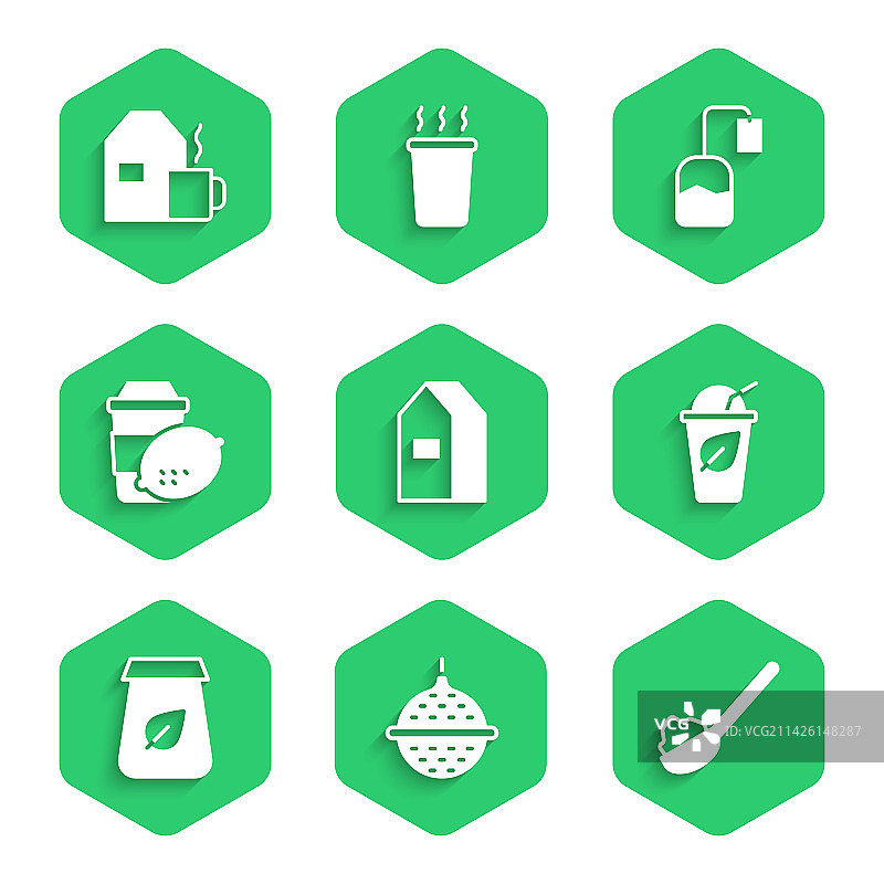 纸艺牛奶球滤茶器包装图片素材