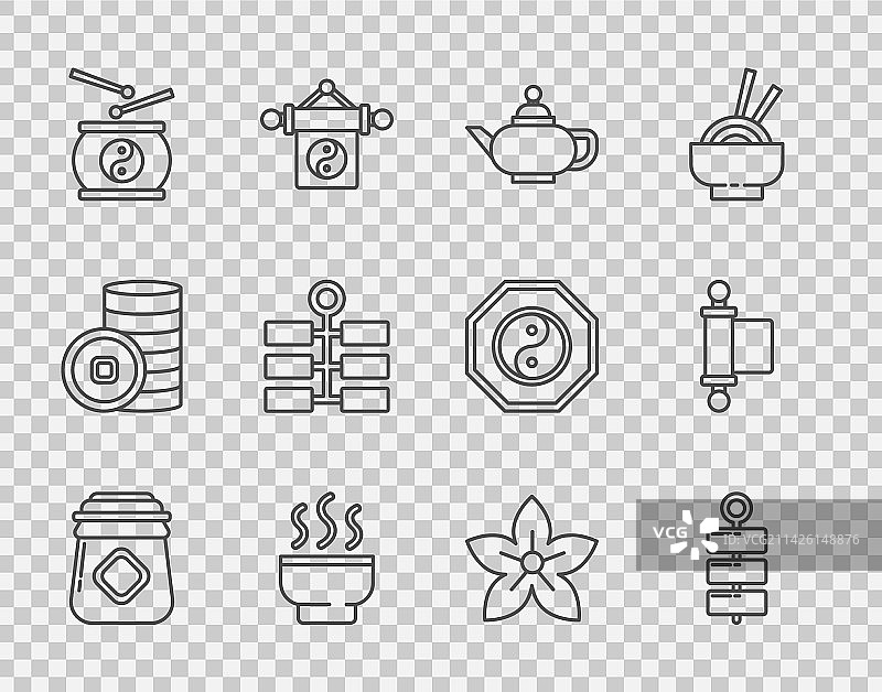 蜂蜜罐烟花中国茶图片素材