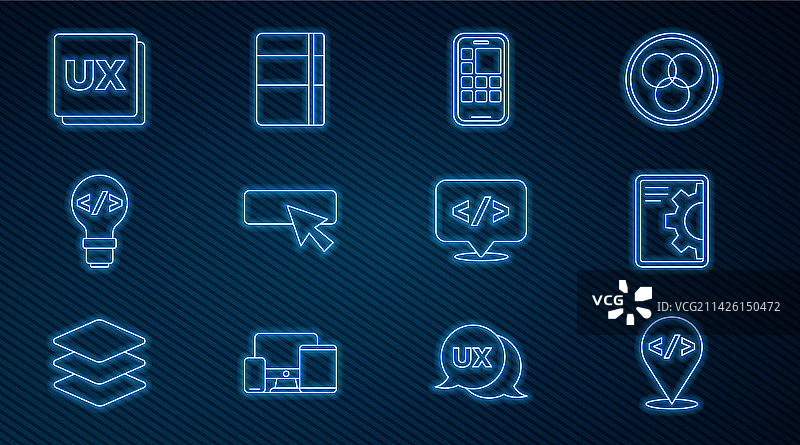 前端开发Web移动应用图标图片素材