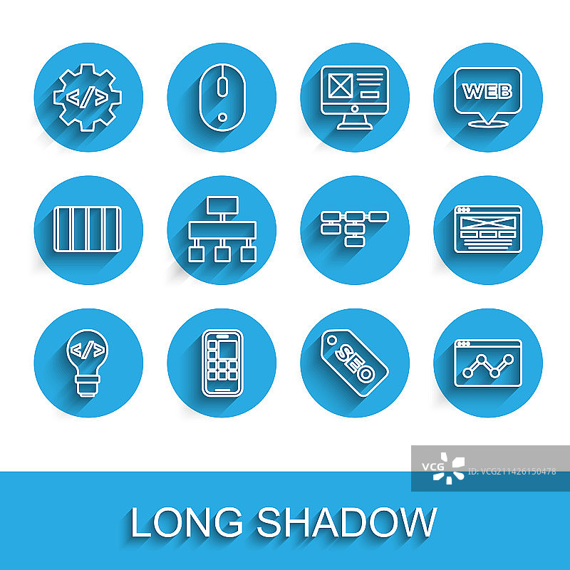 前端开发移动应用SEO组合图片素材