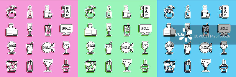 香槟酒杯的木塞组合图片素材