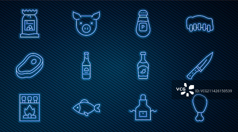 鸡腿绞肉机胡椒啤酒图片素材