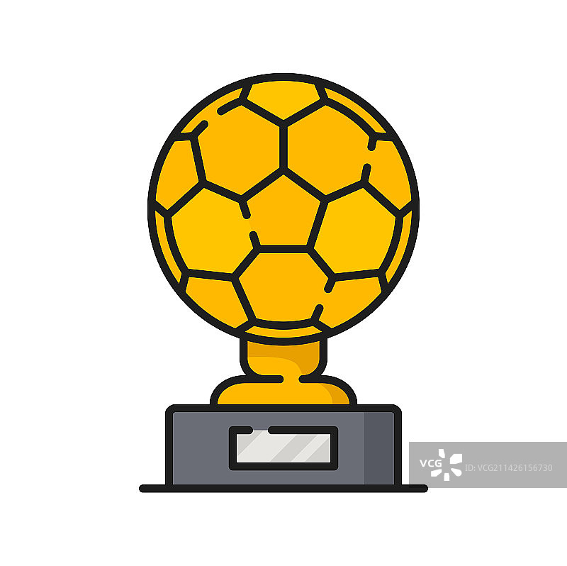 足球奖杯图标图片素材