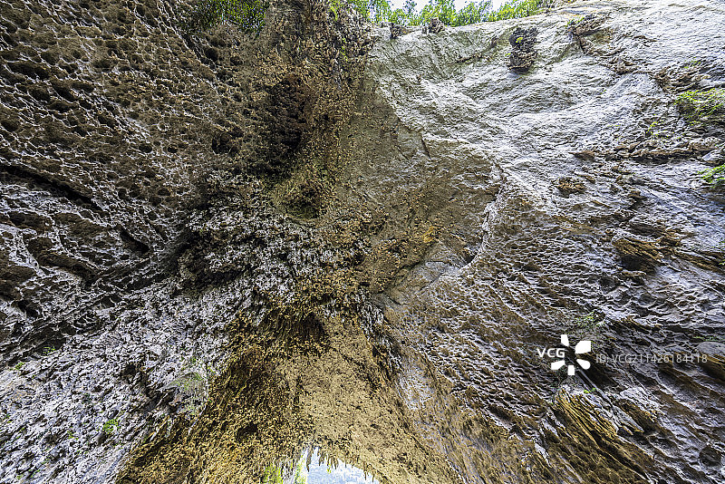 三门海-外溶洞顶部02图片素材