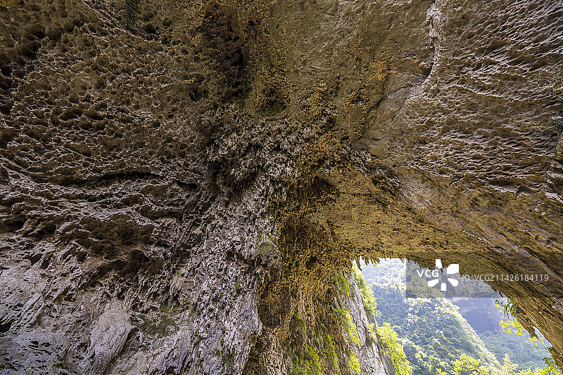 三门海-外溶洞顶部01图片素材