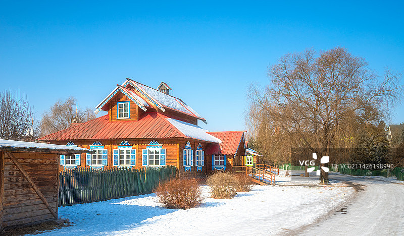 中国雪乡哈尔滨图片素材