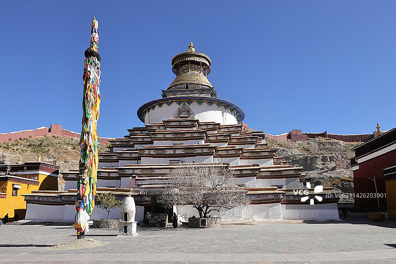 白居寺十万佛塔图片素材