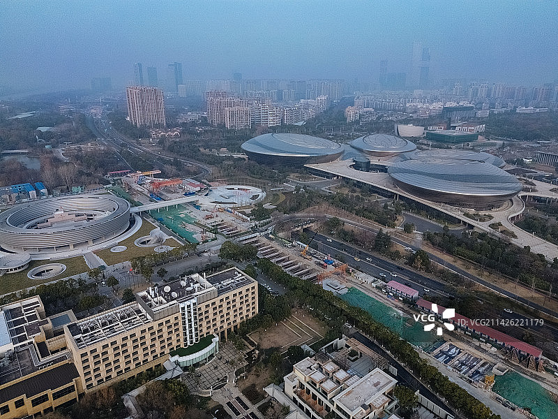 南京  青奥村 青奥中心 奥林匹克博物馆 保利剧院 扬子江大道 左岸花海 江苏大剧院 体育中图片素材