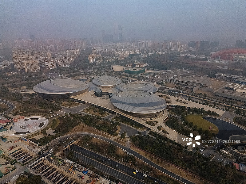 南京  青奥村 青奥中心 奥林匹克博物馆 保利剧院 扬子江大道 左岸花海 江苏大剧院 体育中图片素材