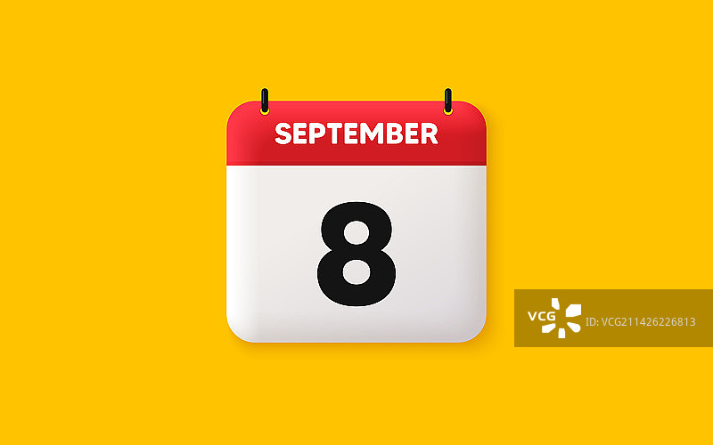 每月8号日程安排日期图标图片素材