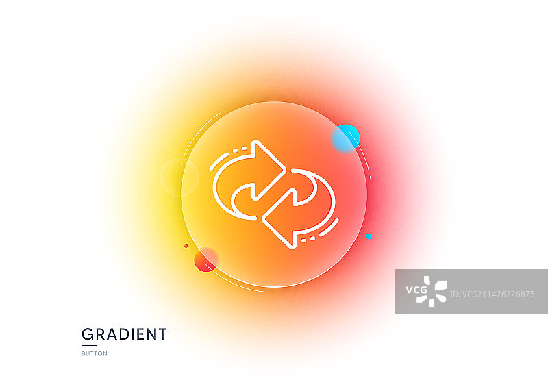 刷新箭头线条图标图片素材