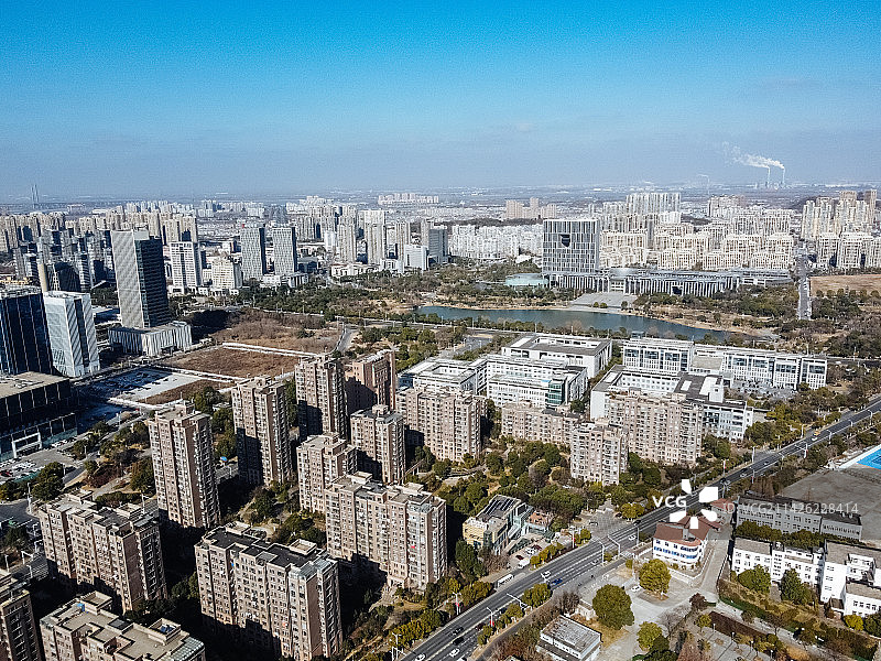 镇江 体育会展中心 九华山路 白龙湖公园 工人大厦 南山景园 南徐大道 国投商务广场图片素材