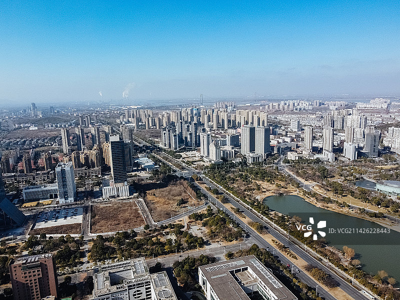 镇江 体育会展中心 九华山路 白龙湖公园 工人大厦 南山景园 南徐大道 国投商务广场图片素材
