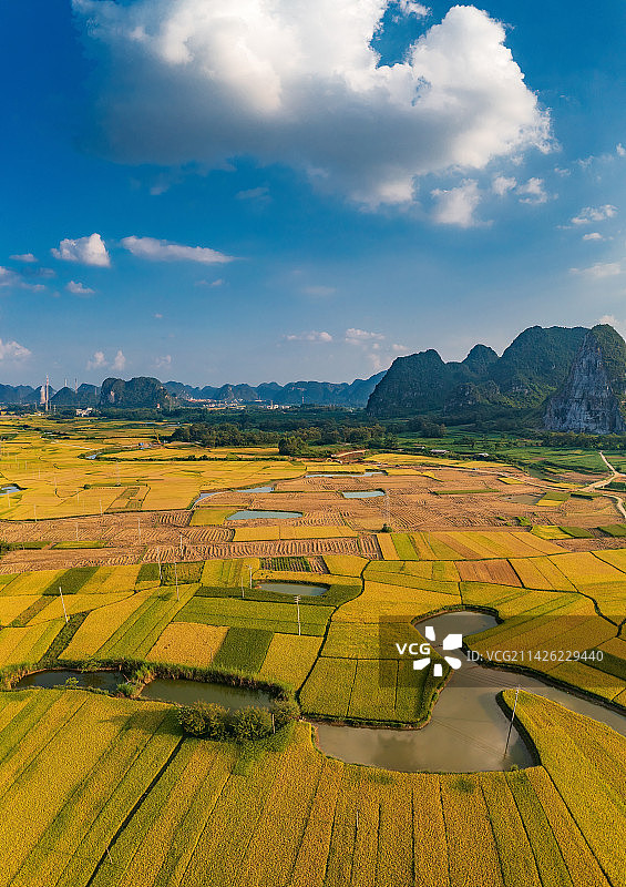 秋天的田野图片素材