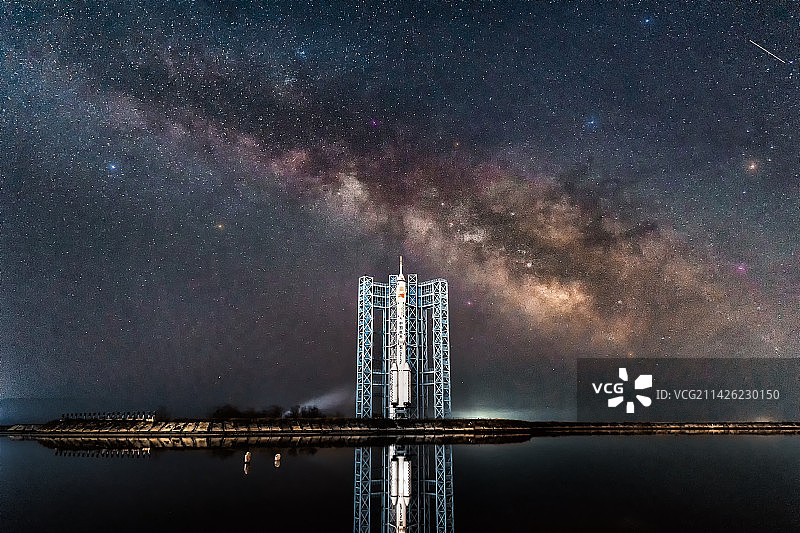 星空柔焦银河图片素材