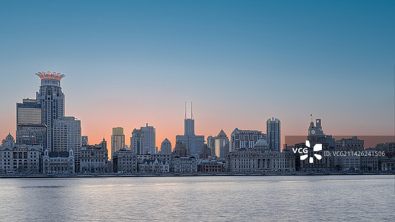 浦江余晖图片素材