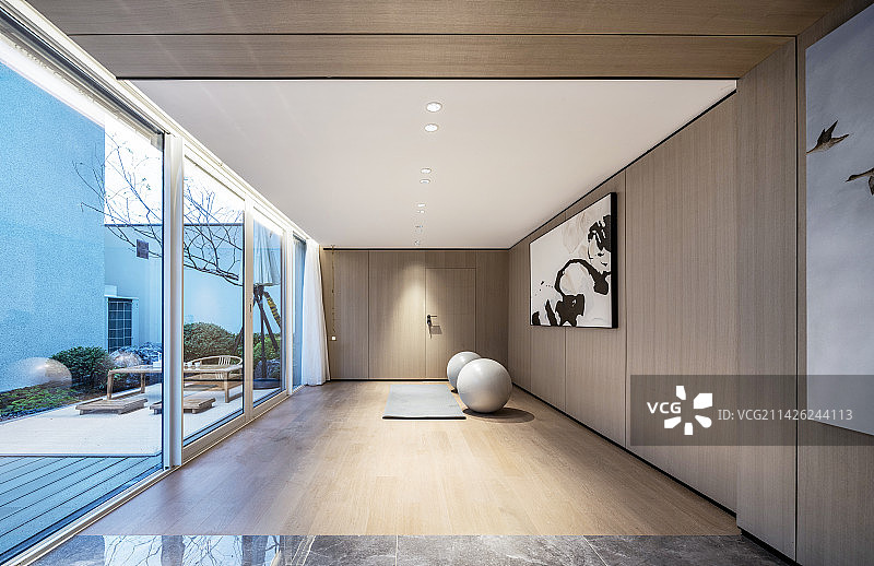 样板间健身区图片素材