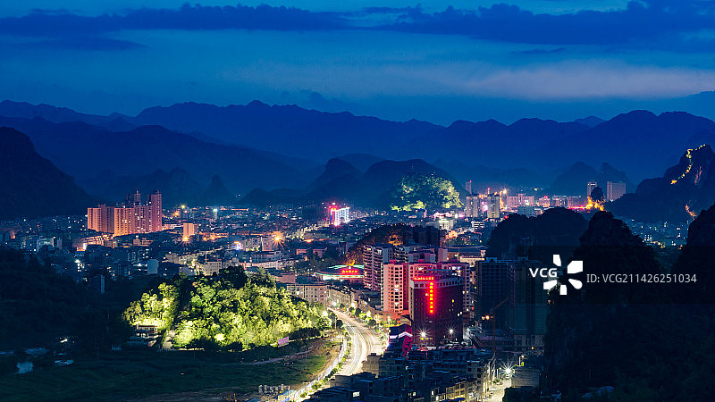 德保县城图片素材