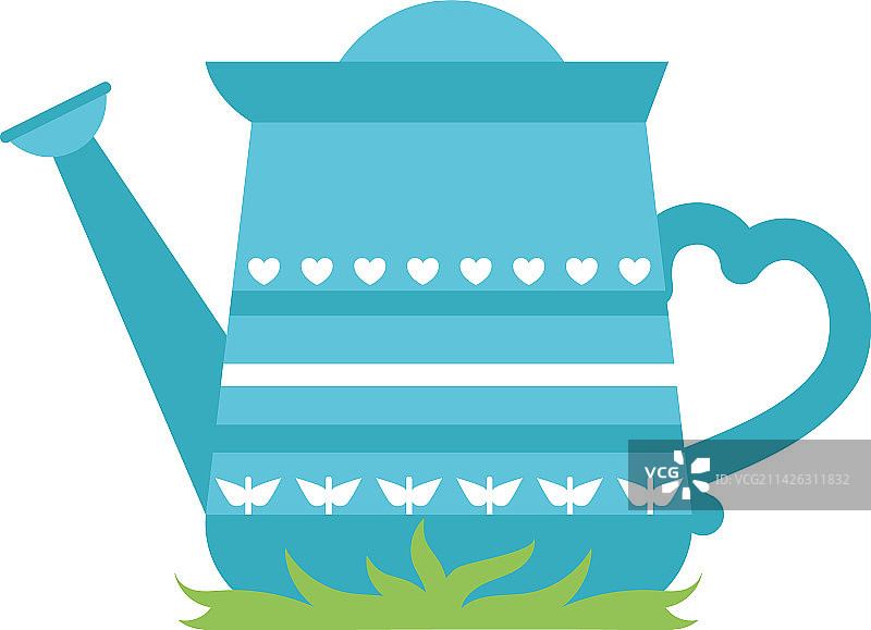 蓝色洒水工具图片素材