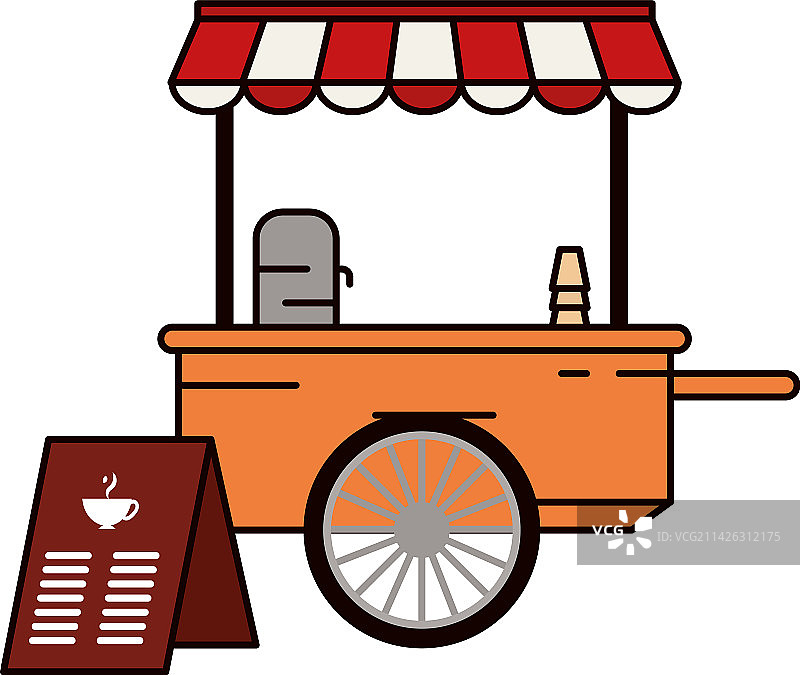 咖啡快餐店图片素材