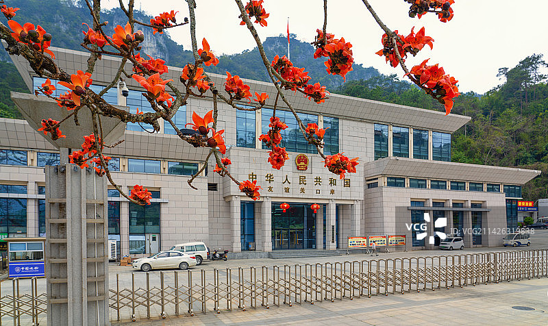 友谊关景区图片素材