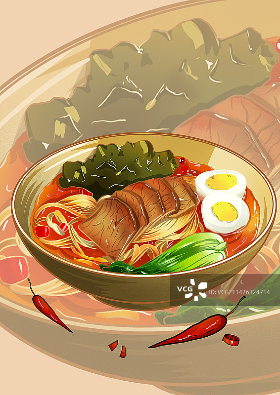 酸菜牛肉面图片素材