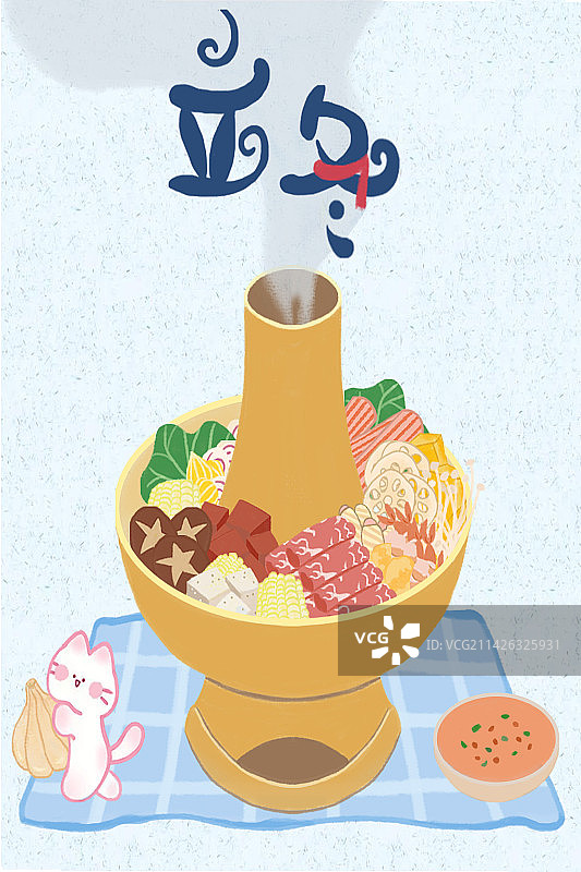 二十四节气-立冬节气食物图片素材