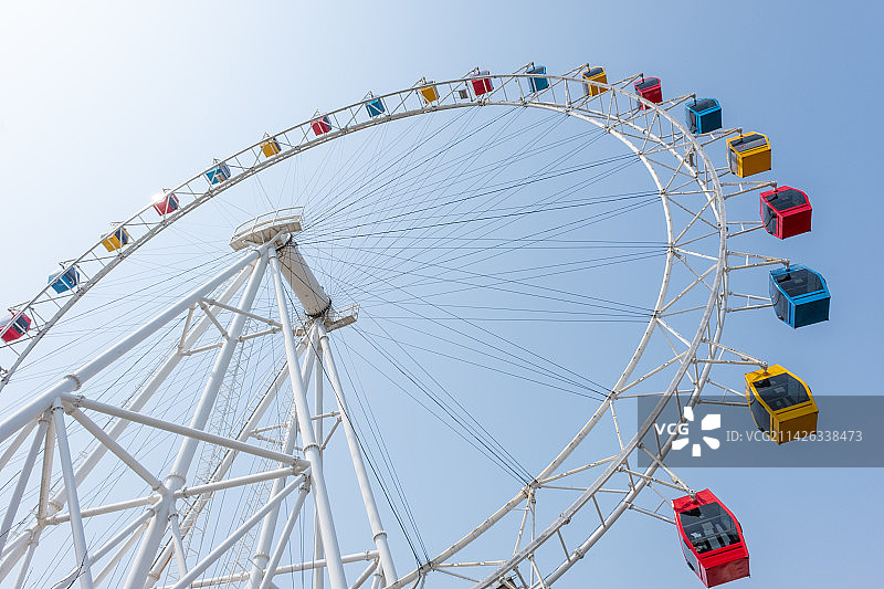 上海野生动物园的摩天轮图片素材