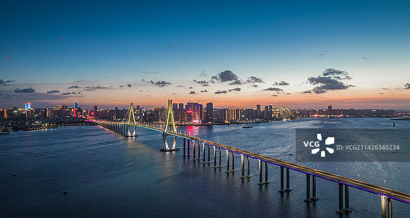 湛江夜景图片素材