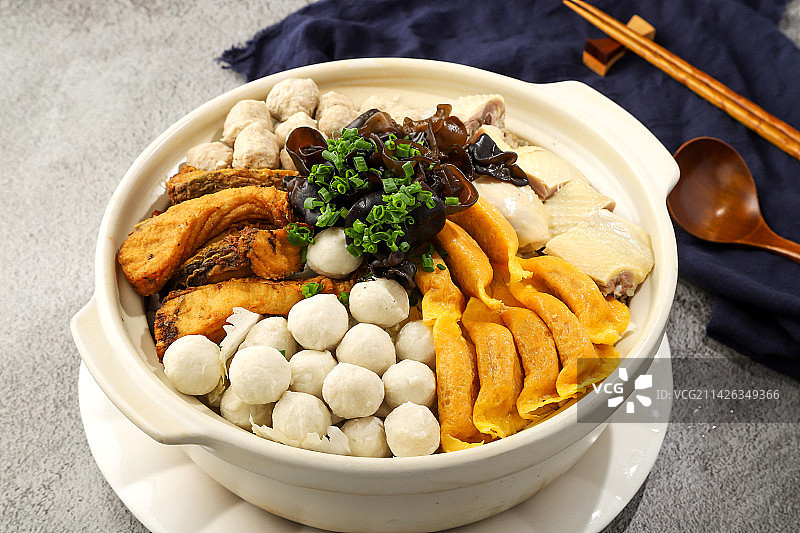 全家福砂锅图片素材