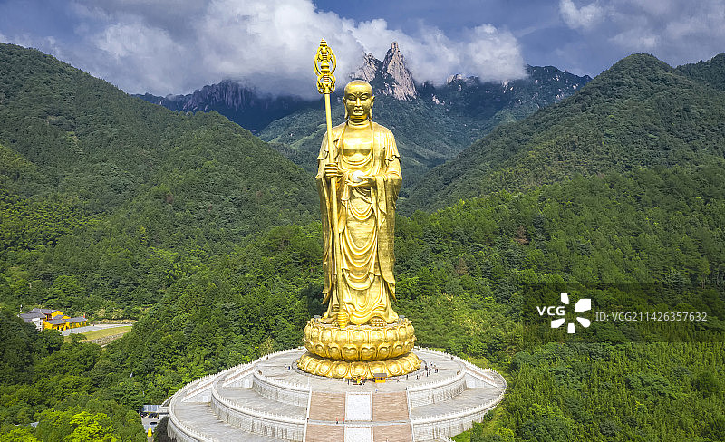 九华山大愿文化园图片素材