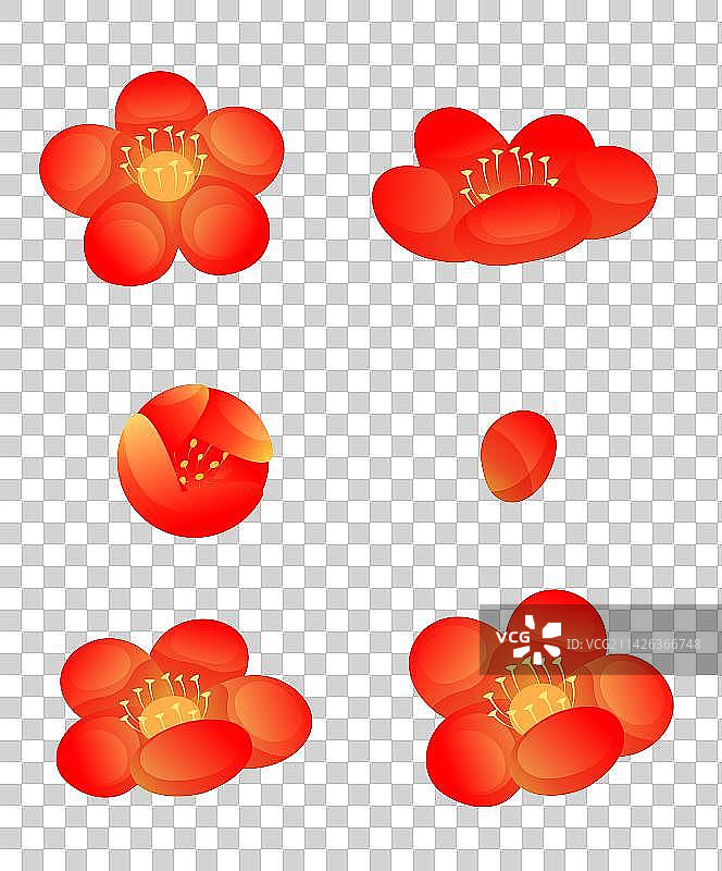 十二花令-梅花-十二月图片素材