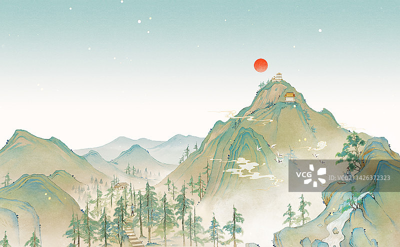 终南山图片素材