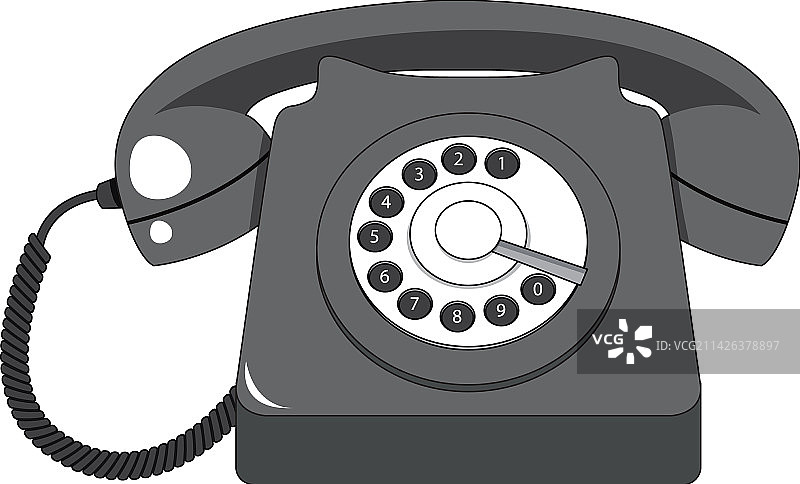 复古有线电话图片素材