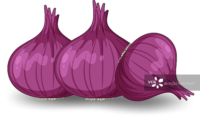 红色洋葱卡通图片素材