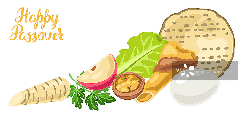 愉快的逾越节犹太节日贺卡图片素材