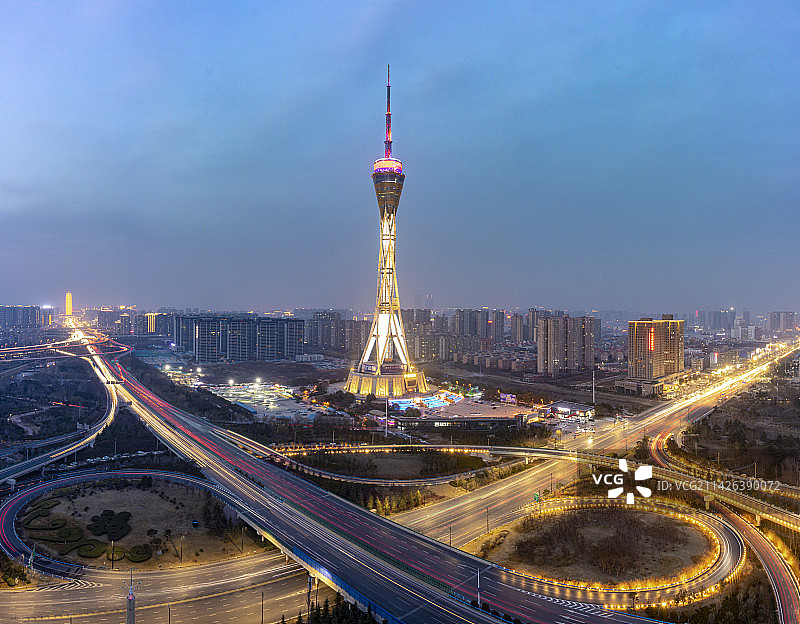 中原福塔图片素材