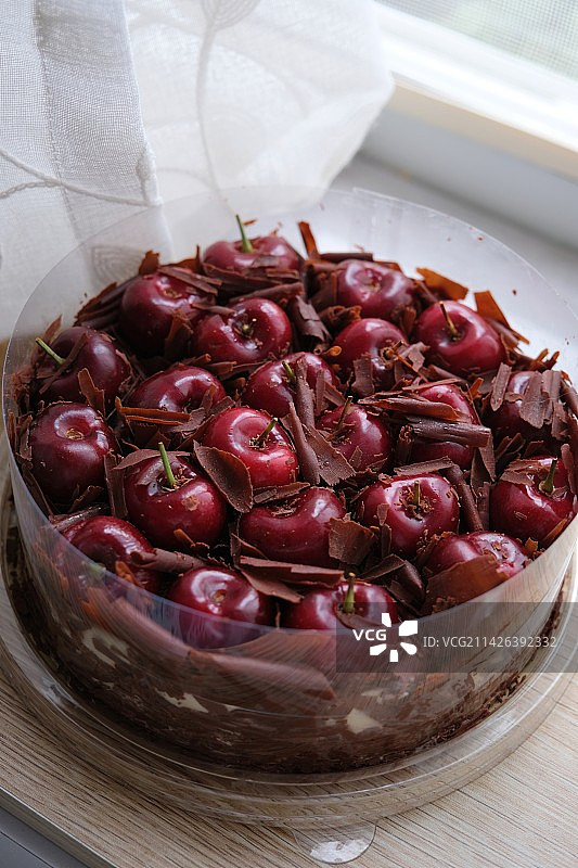 车厘子蛋糕图片素材